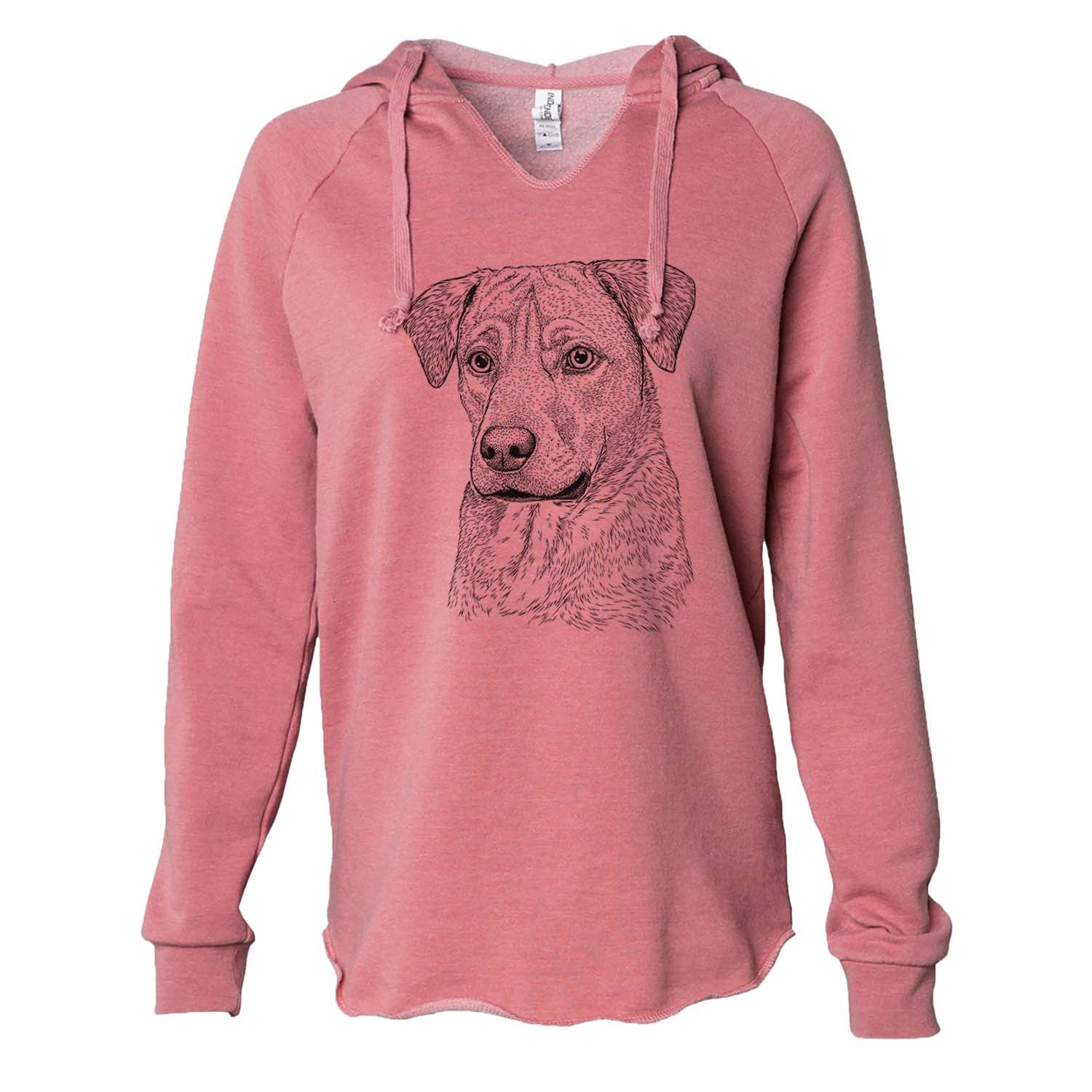 Feta the Mixed Breed - Cali Wave Hooded Sweatshirt