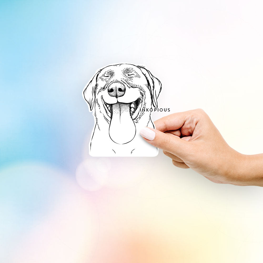 Fig the Labrador Retriever - Decal Sticker