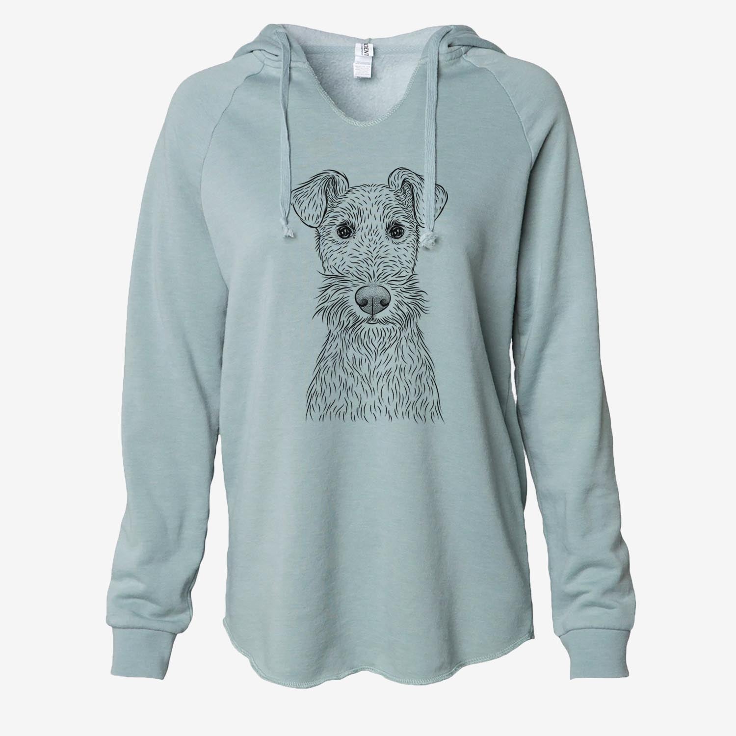 Fitz the Wire Fox Terrier - Cali Wave Hooded Sweatshirt