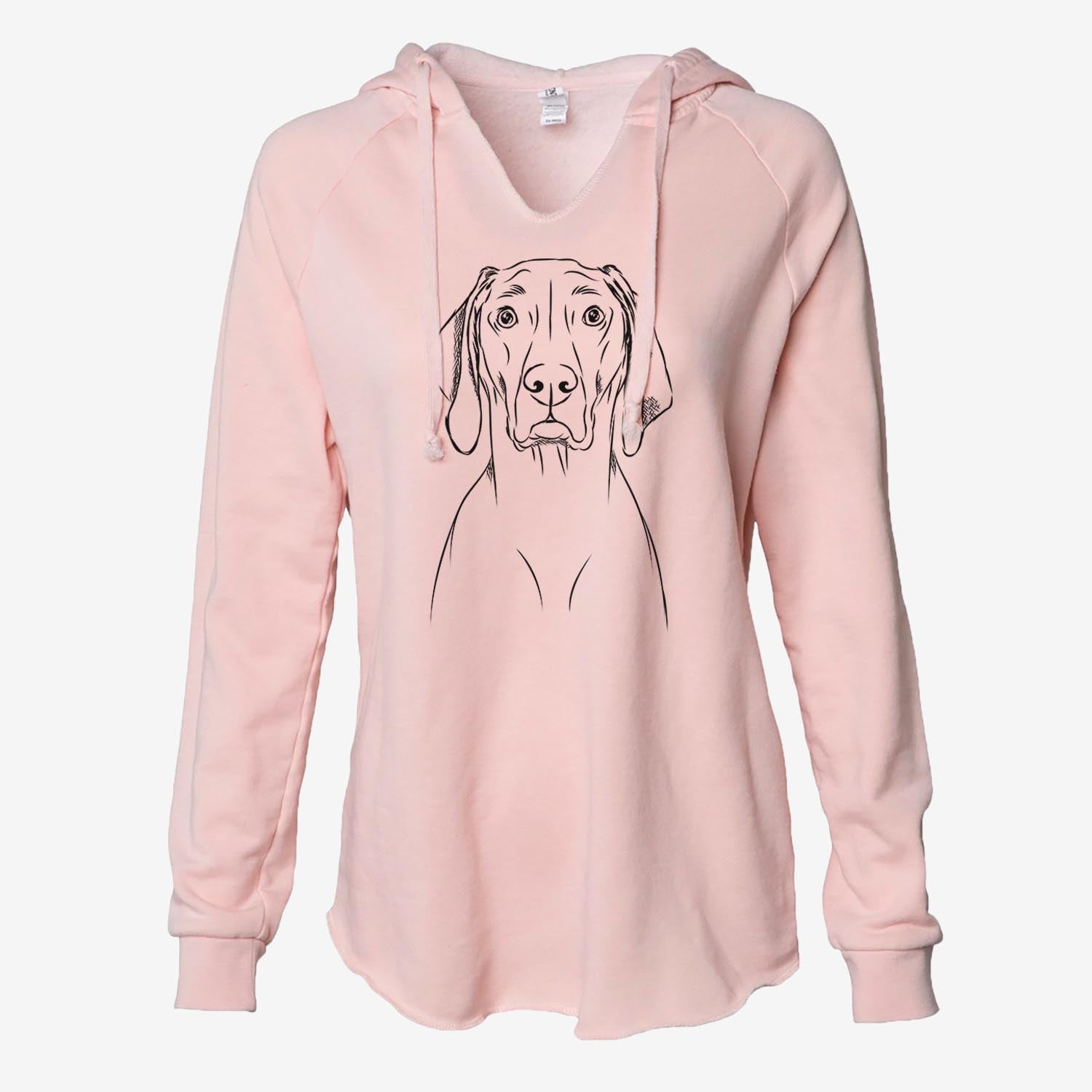 Flint the Weimaraner - Cali Wave Hooded Sweatshirt