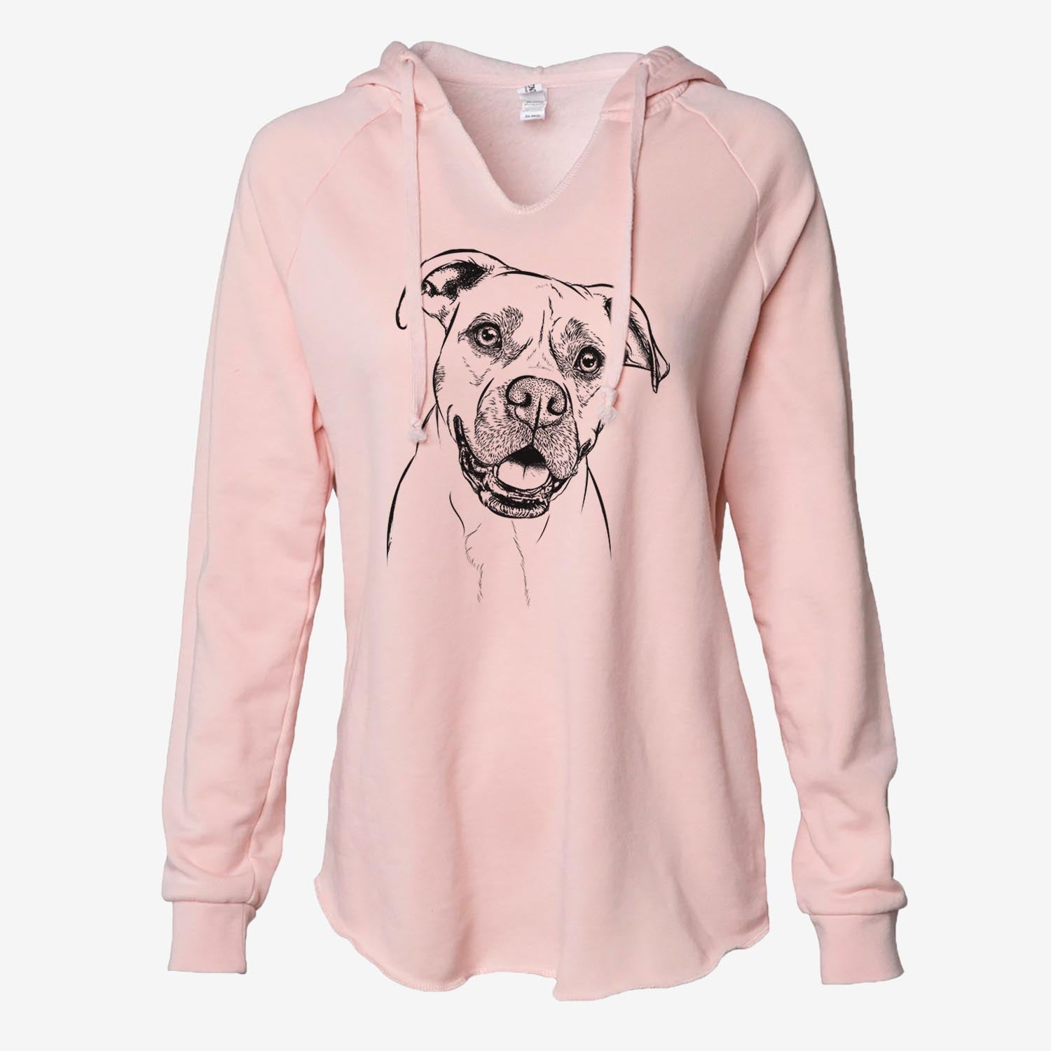 Frankie Tankie the Boxer Mix - Cali Wave Hooded Sweatshirt