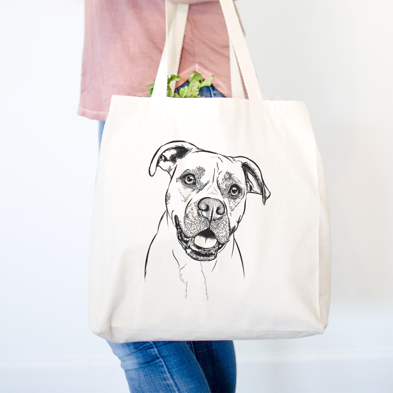 Frankie Tankie the Boxer Mix - Tote Bag