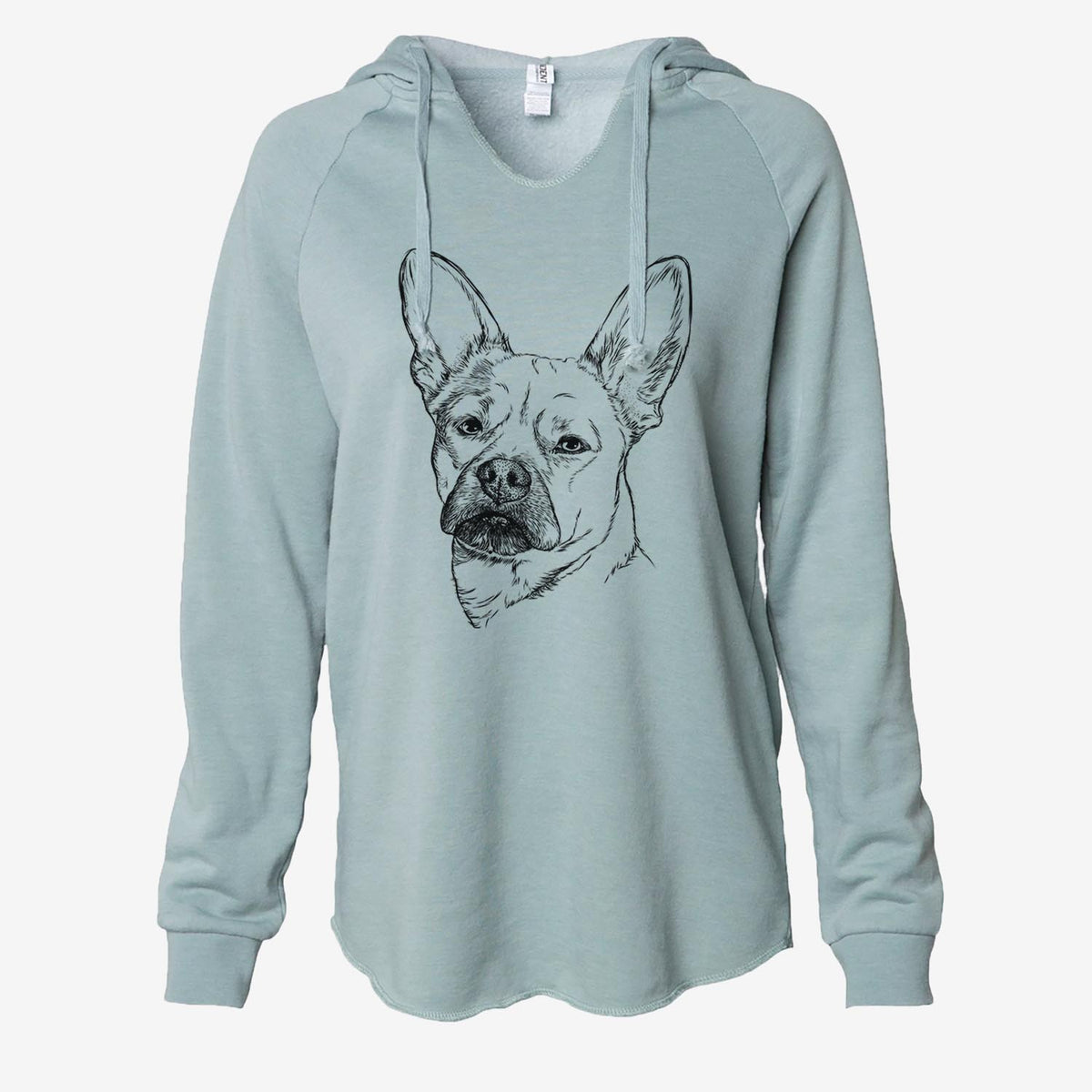 Frankie the Mixed Breed - Cali Wave Hooded Sweatshirt