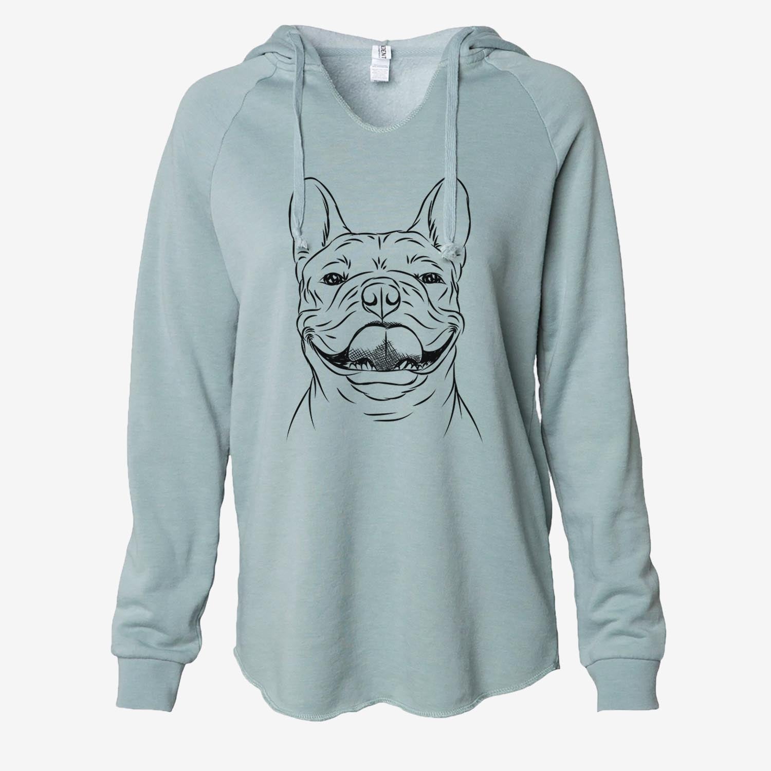 Gaston the French Bulldog - Cali Wave Hooded Sweatshirt