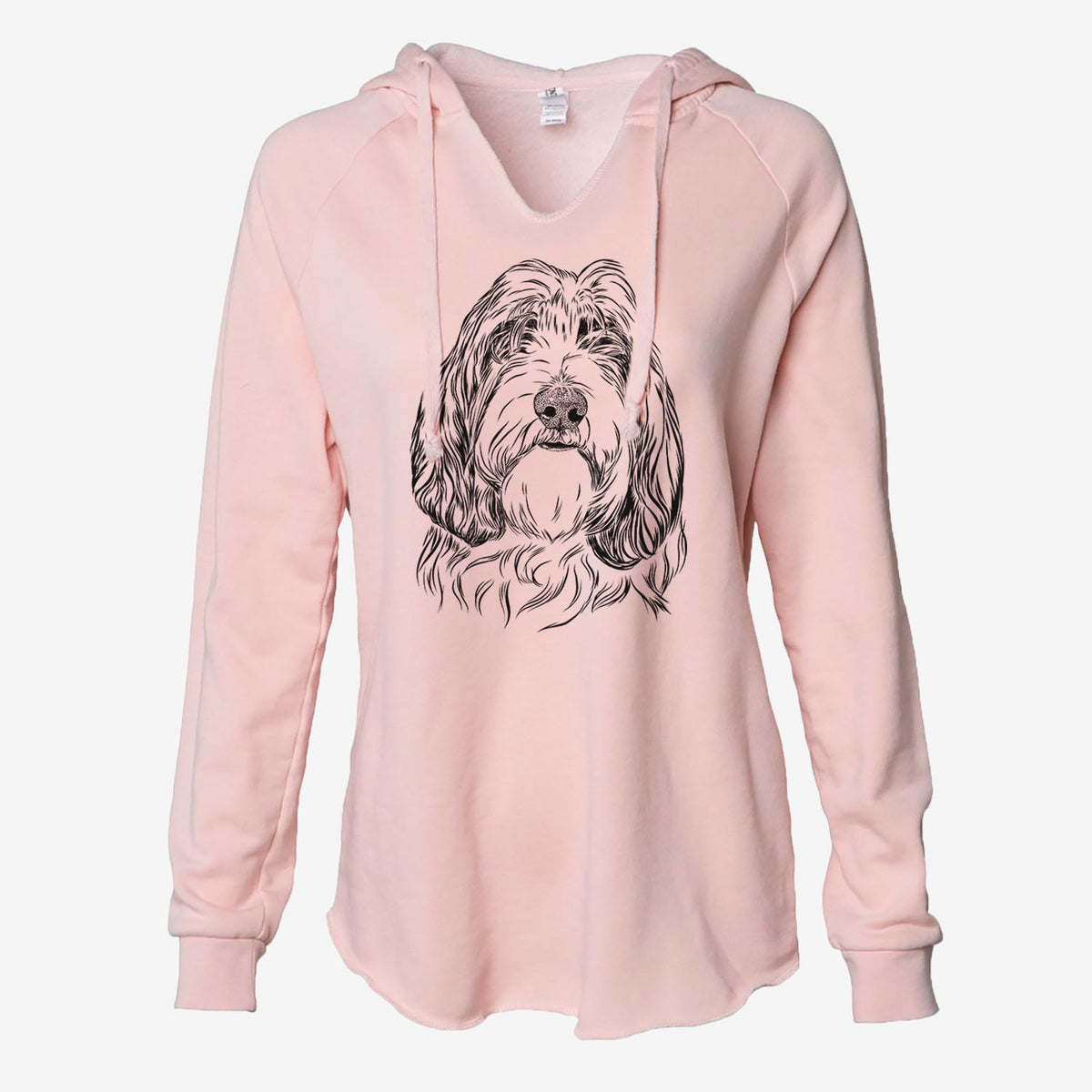 Gerard the Petit Basset Griffon Vendeen - Cali Wave Hooded Sweatshirt