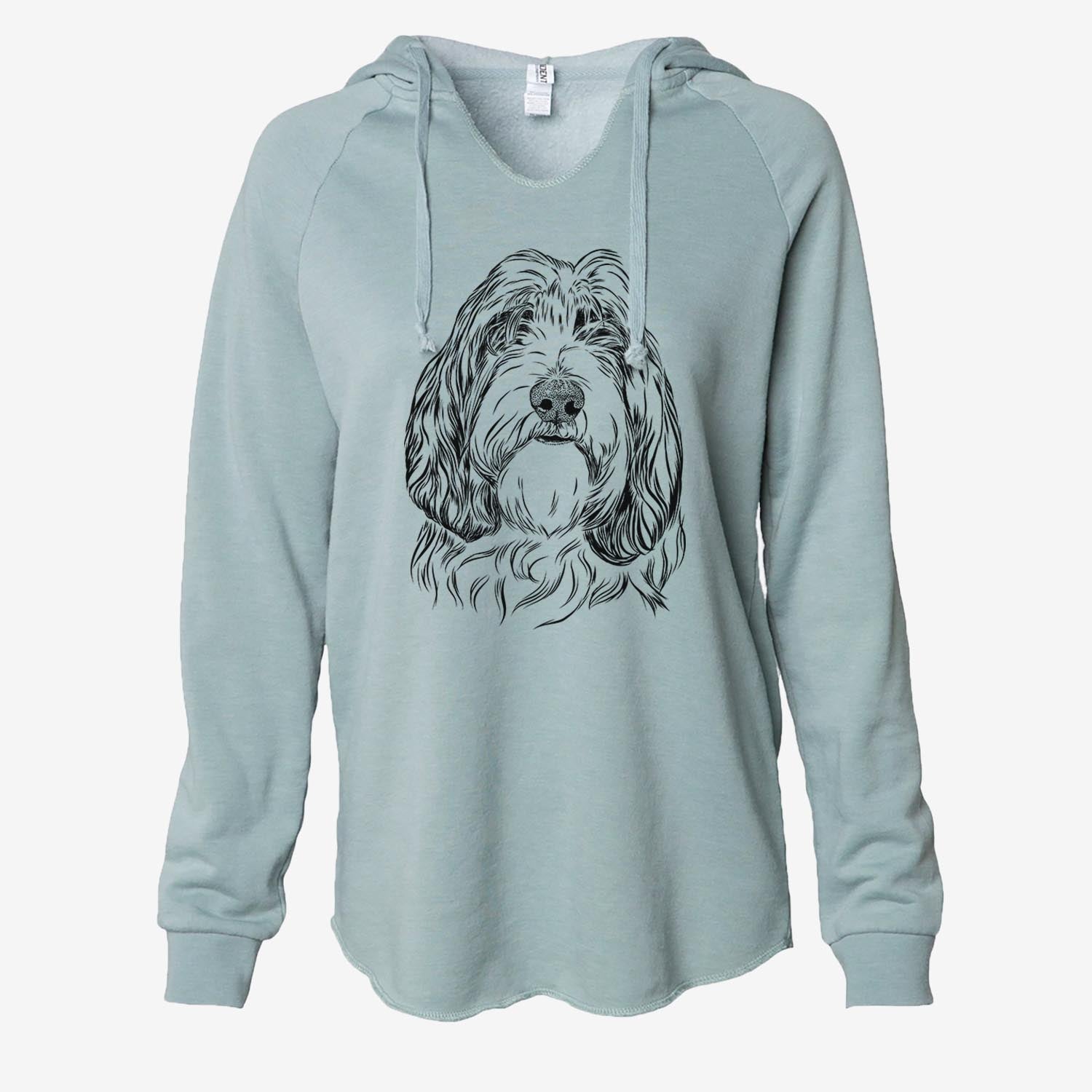 Gerard the Petit Basset Griffon Vendeen - Cali Wave Hooded Sweatshirt