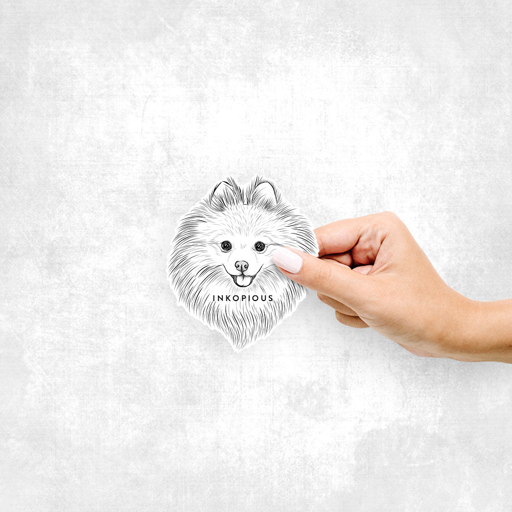 GiGi the Pomeranian - Decal Sticker