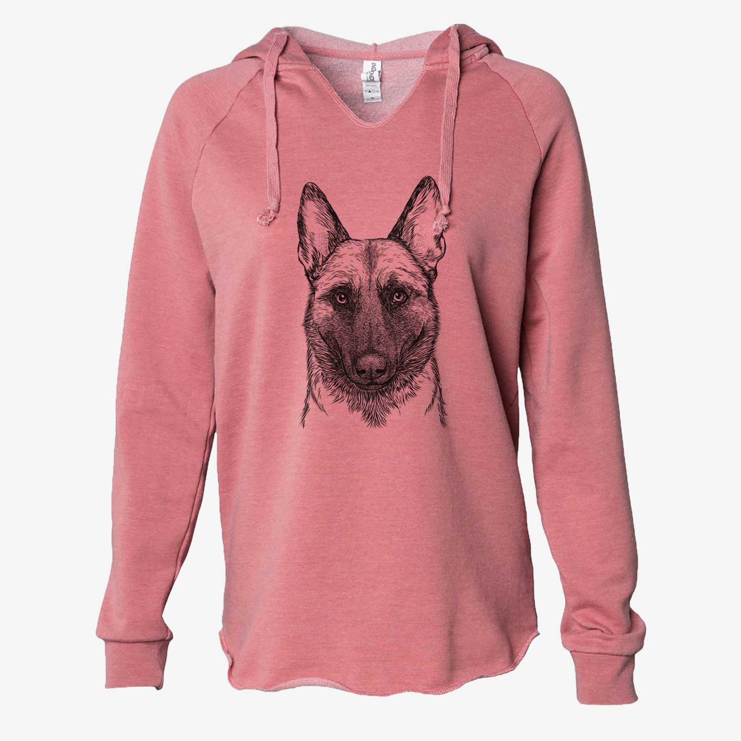 Gunther the Belgian Malinois - Cali Wave Hooded Sweatshirt