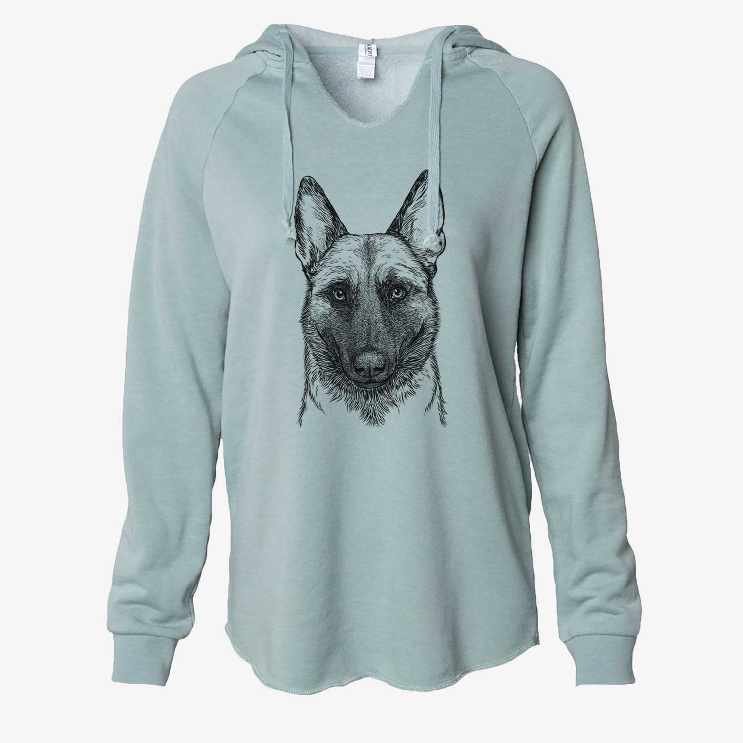 Gunther the Belgian Malinois - Cali Wave Hooded Sweatshirt