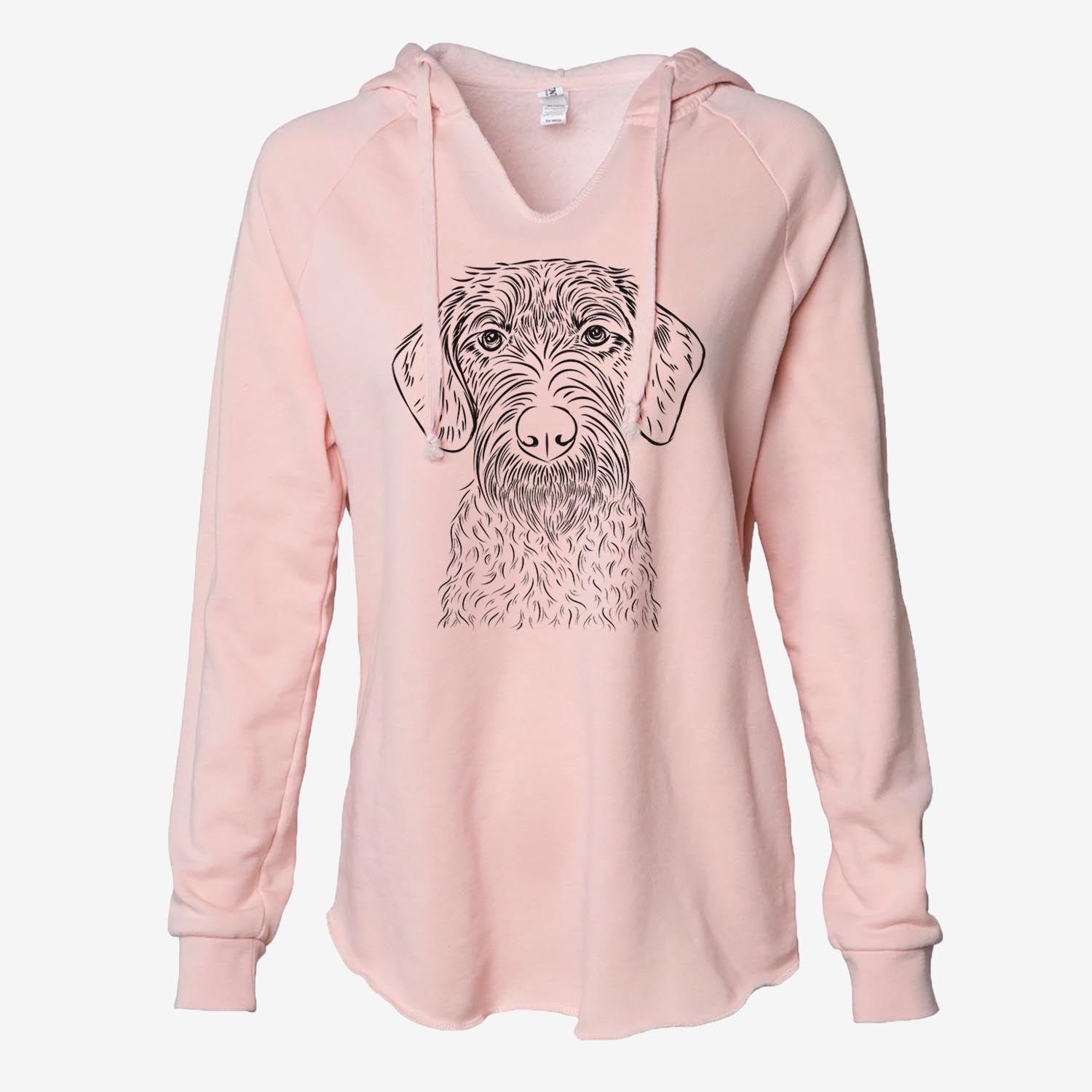 Gus the German Wirehaired Pointer - Cali Wave Hooded Sweatshirt