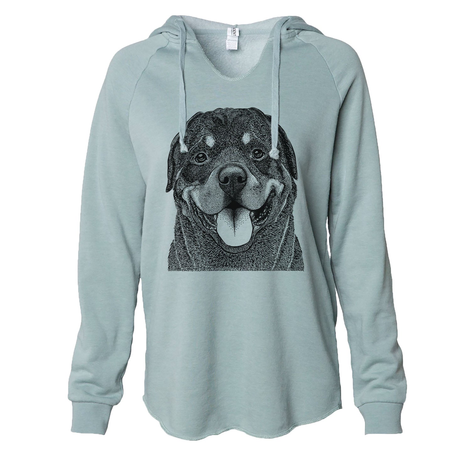 Hagan the Rottweiler - Cali Wave Hooded Sweatshirt