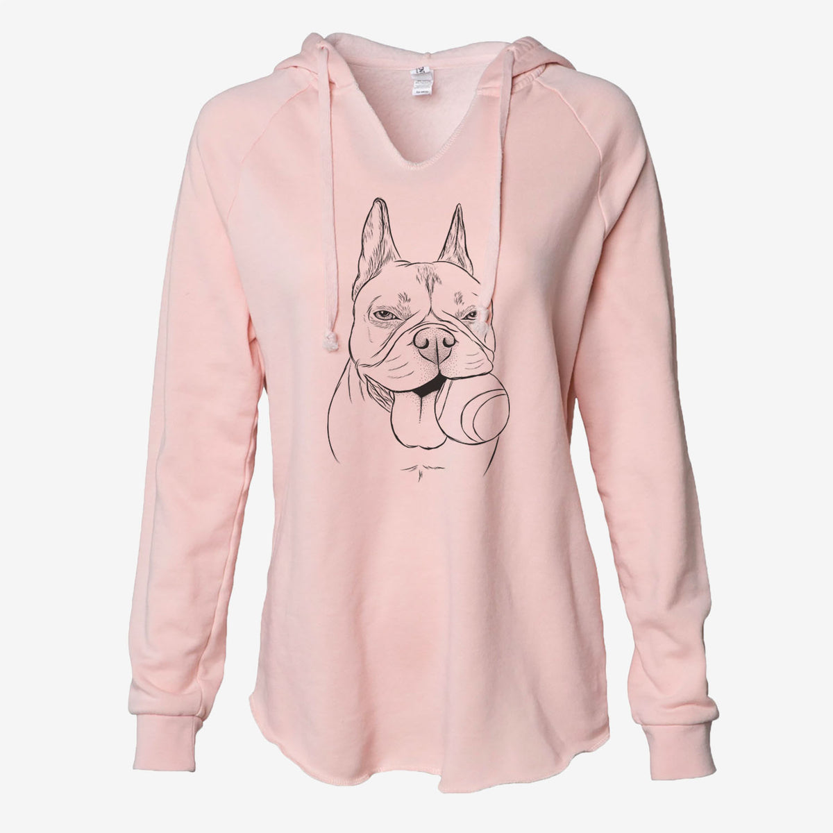 Happy Franco the French Bulldog - Cali Wave Hooded Sweatshirt