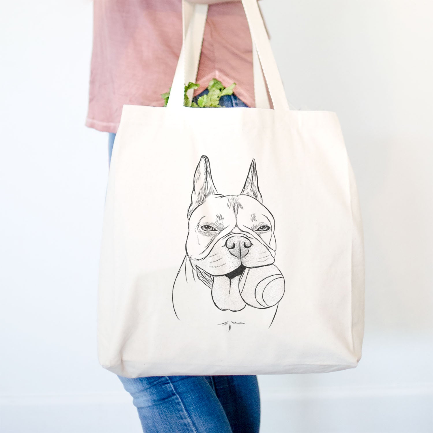 Happy Franco the French Bulldog - Tote Bag