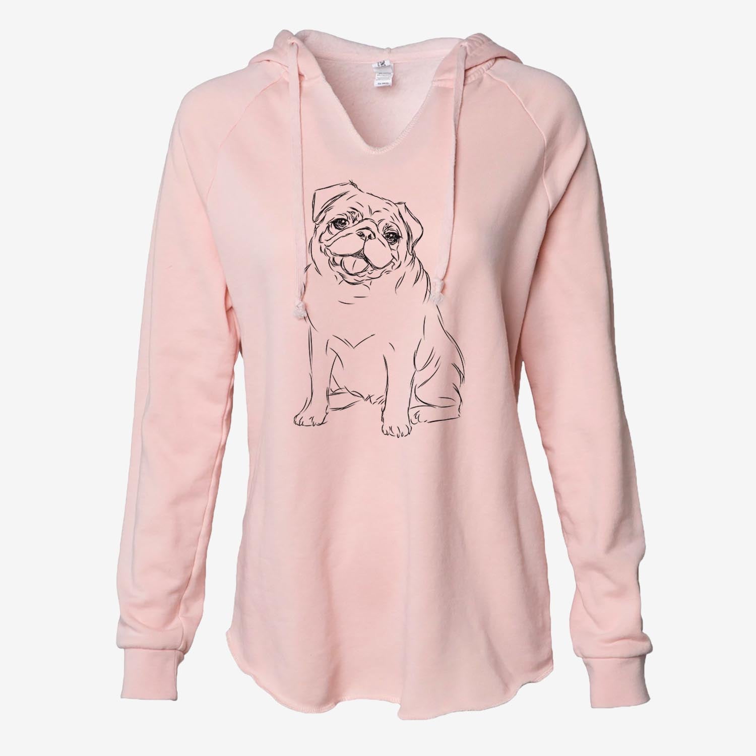 Higgins the Pug - Cali Wave Hooded Sweatshirt