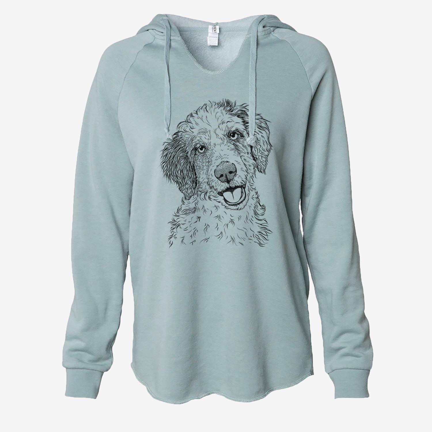 Hoge the Aussiedoodle - Cali Wave Hooded Sweatshirt