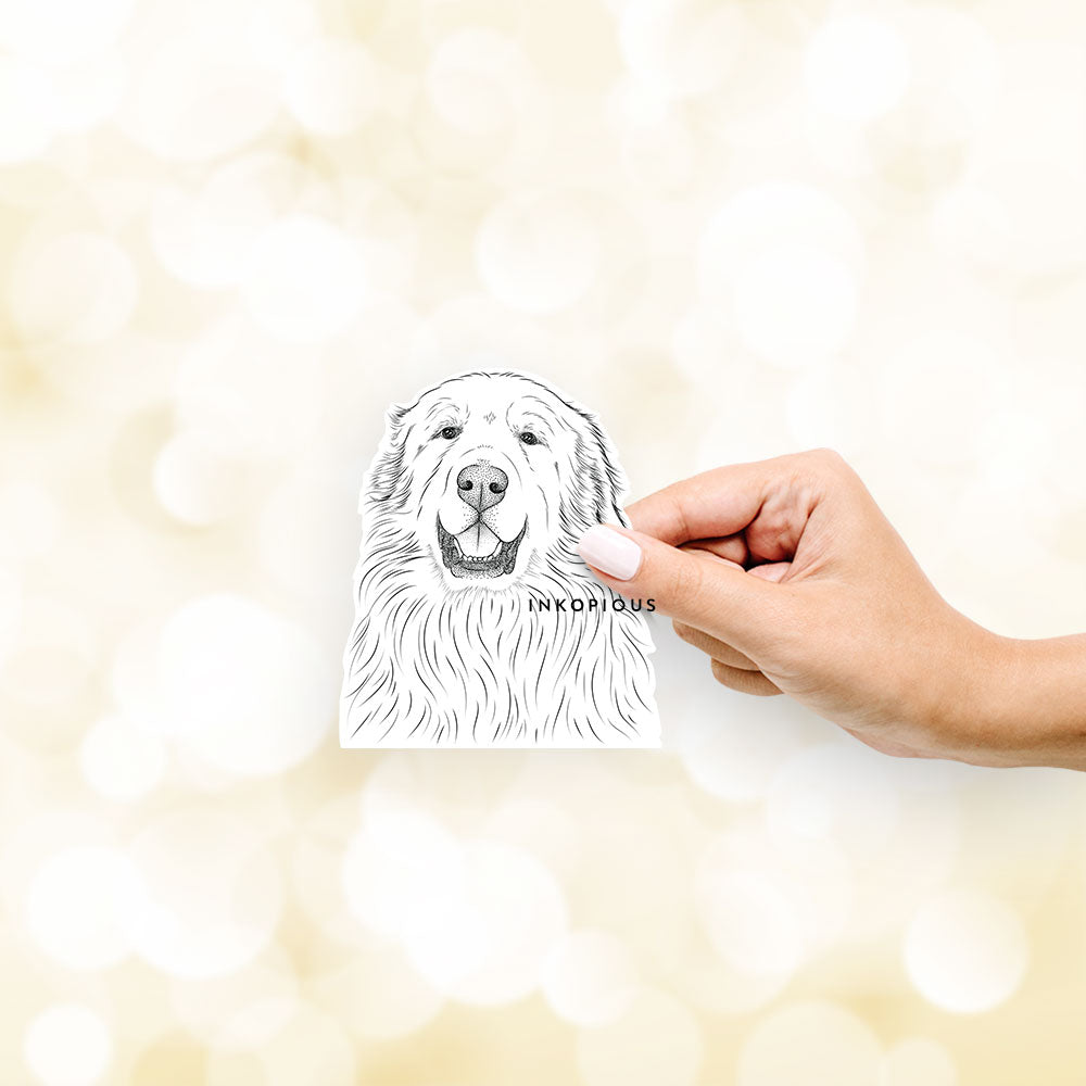 Horton the Great Pyrenees - Decal Sticker
