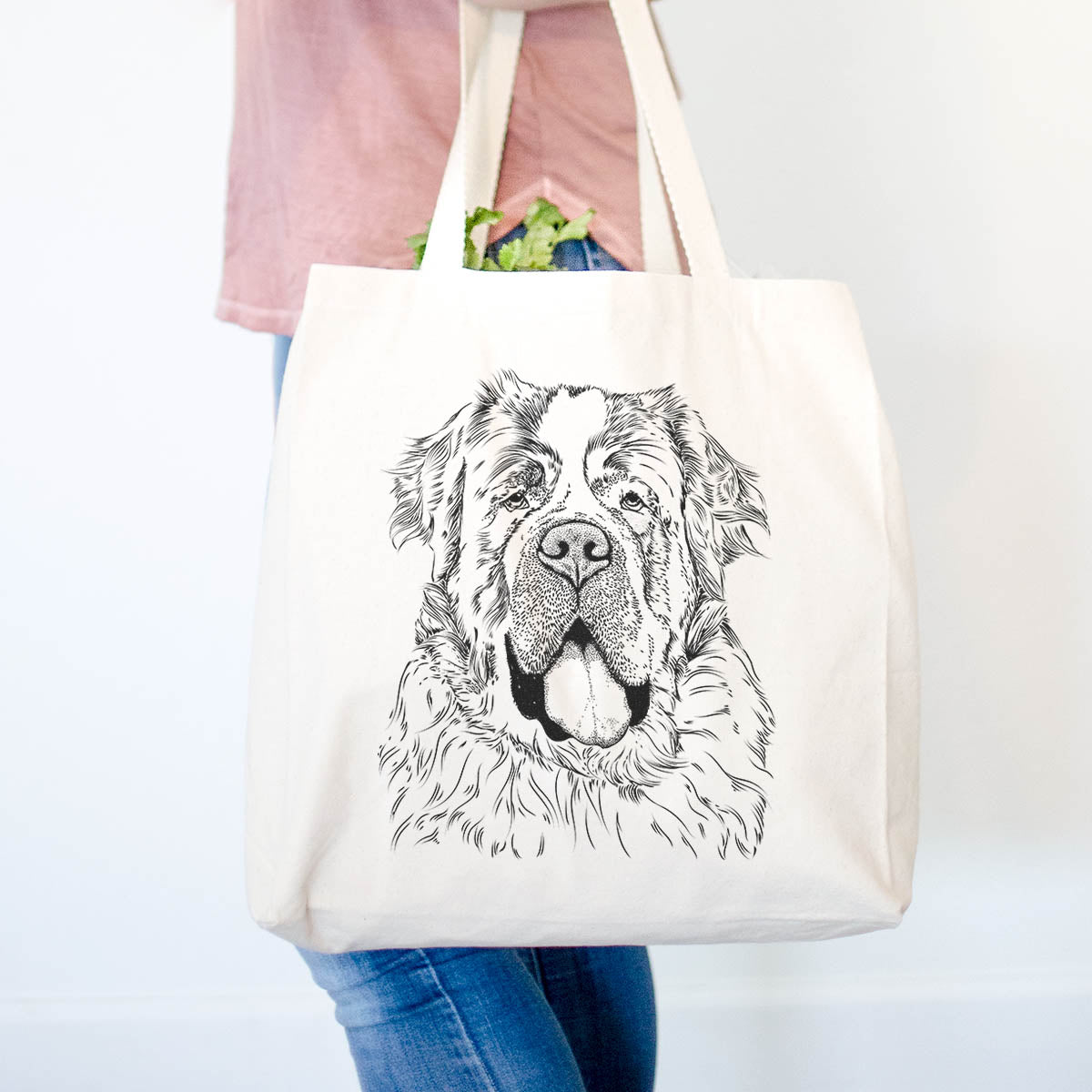 Hoss the Saint Bernard - Tote Bag