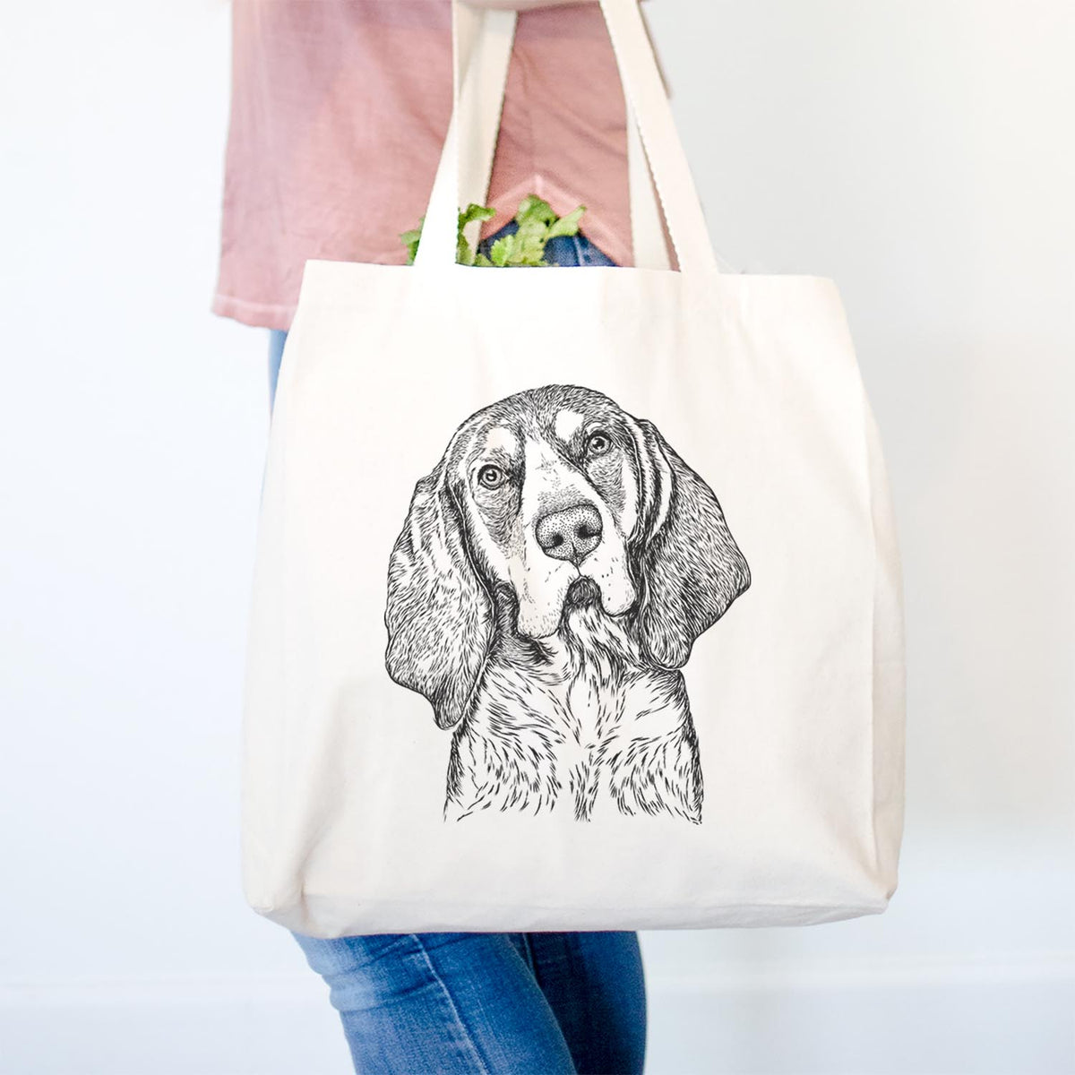 Huck the Bluetick Coonhound - Tote Bag