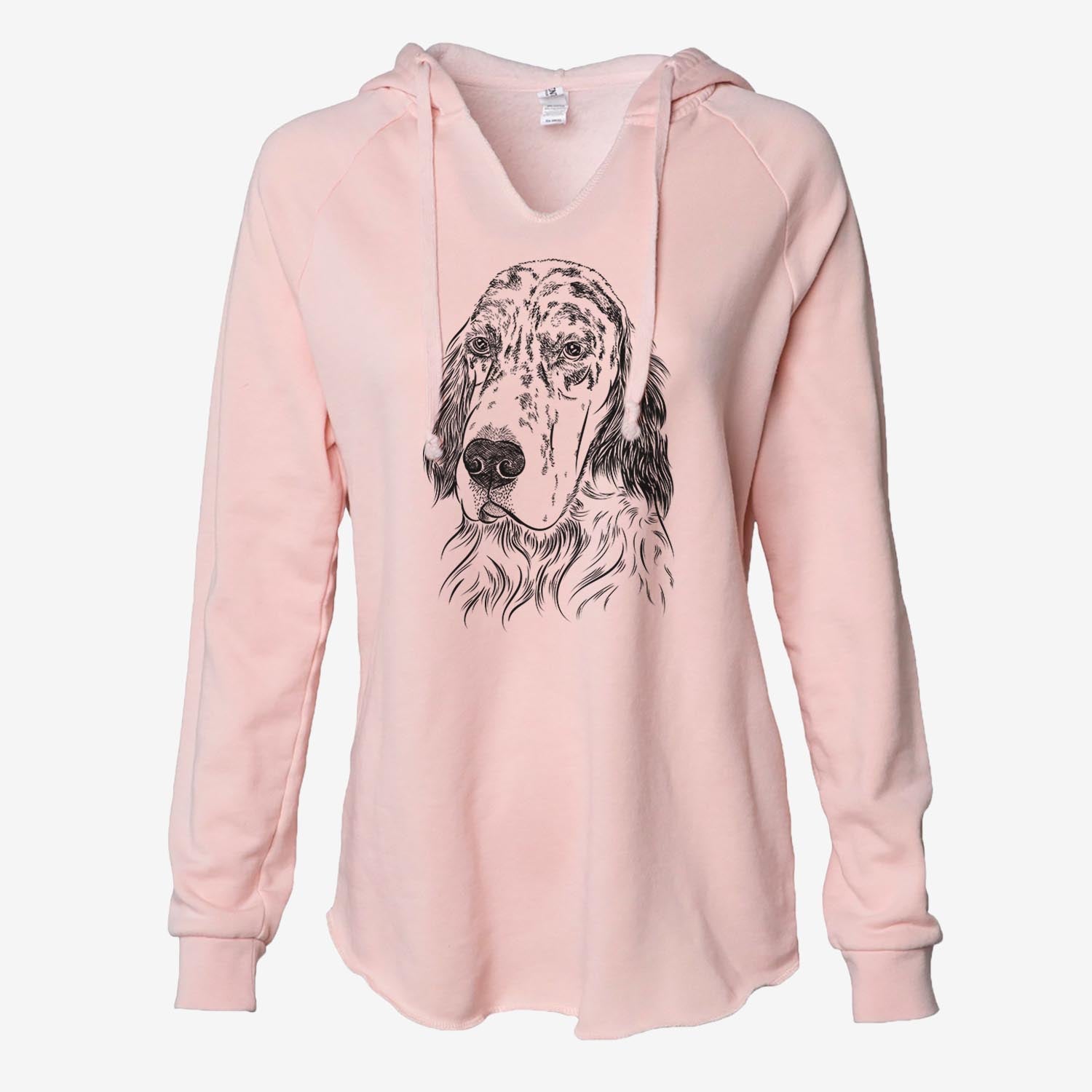 Hutch the English Setter - Cali Wave Hooded Sweatshirt