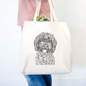 Jack the Chocolate Labradoodle - Tote Bag