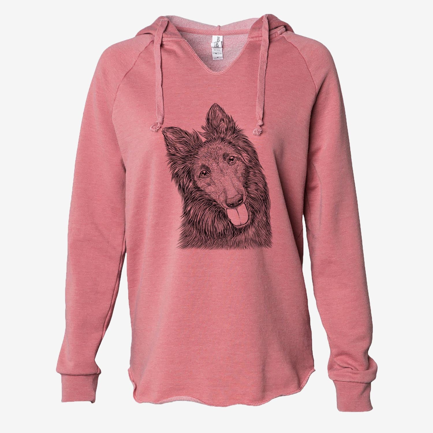 Jaxx the Belgian Tervuren - Cali Wave Hooded Sweatshirt