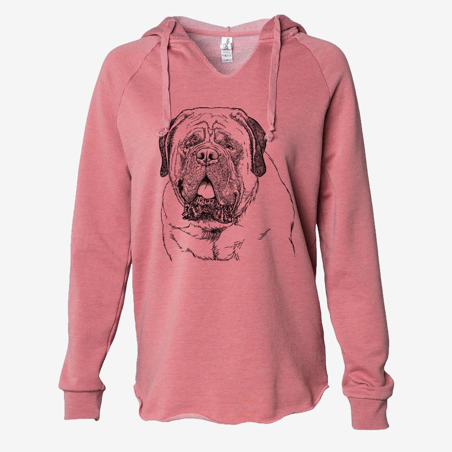 Jed the English Mastiff - Cali Wave Hooded Sweatshirt