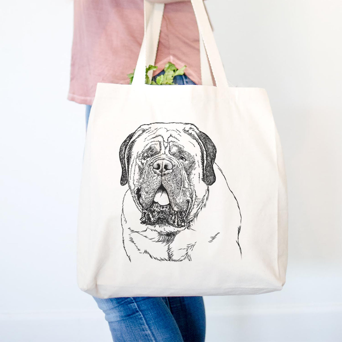 Jed the English Mastiff - Tote Bag