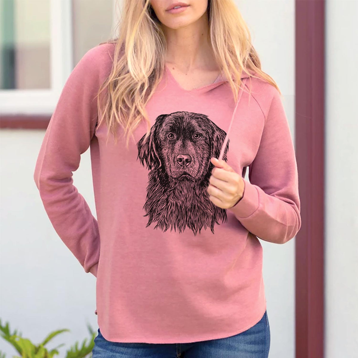 Jinx the Newfoundland - Cali Wave Hooded Sweatshirt