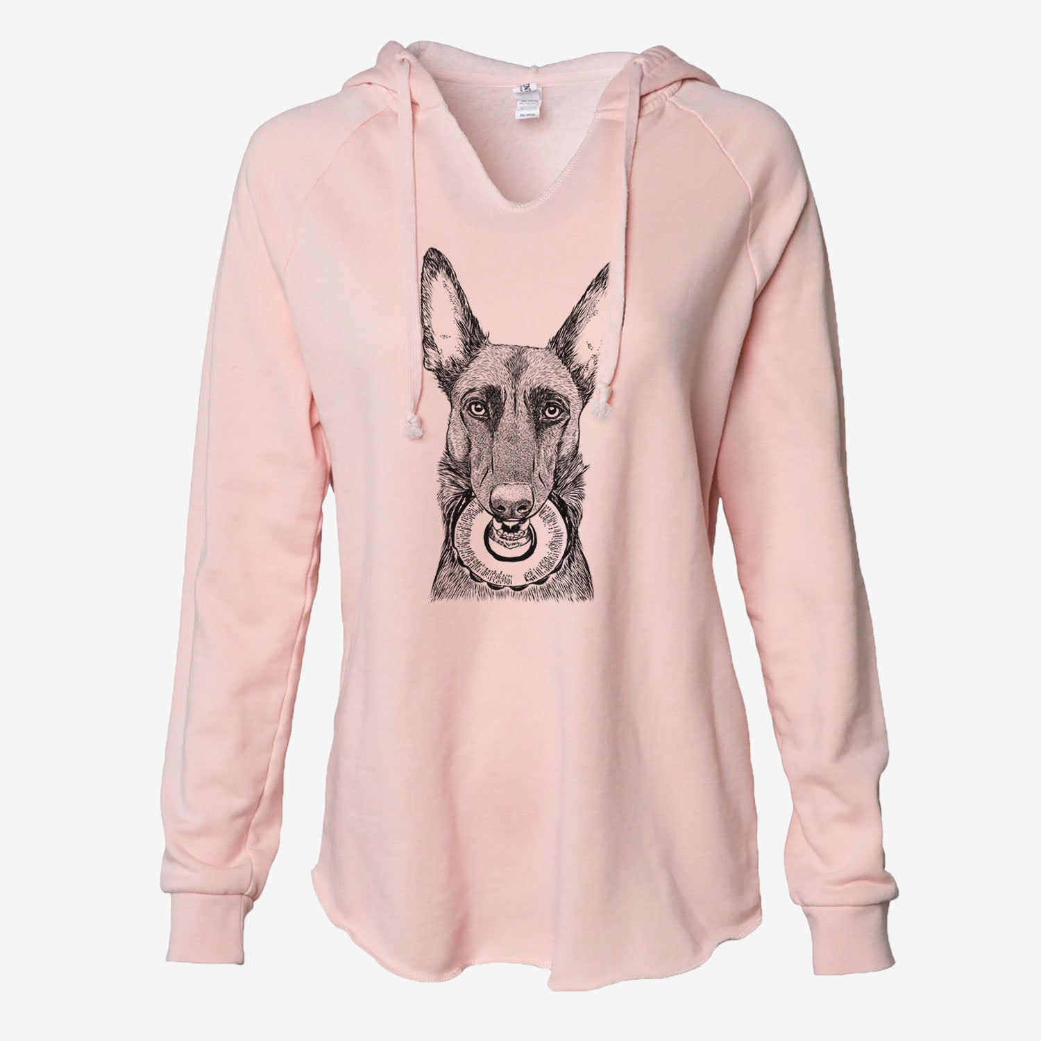 Juno the Belgian Malinois - Cali Wave Hooded Sweatshirt