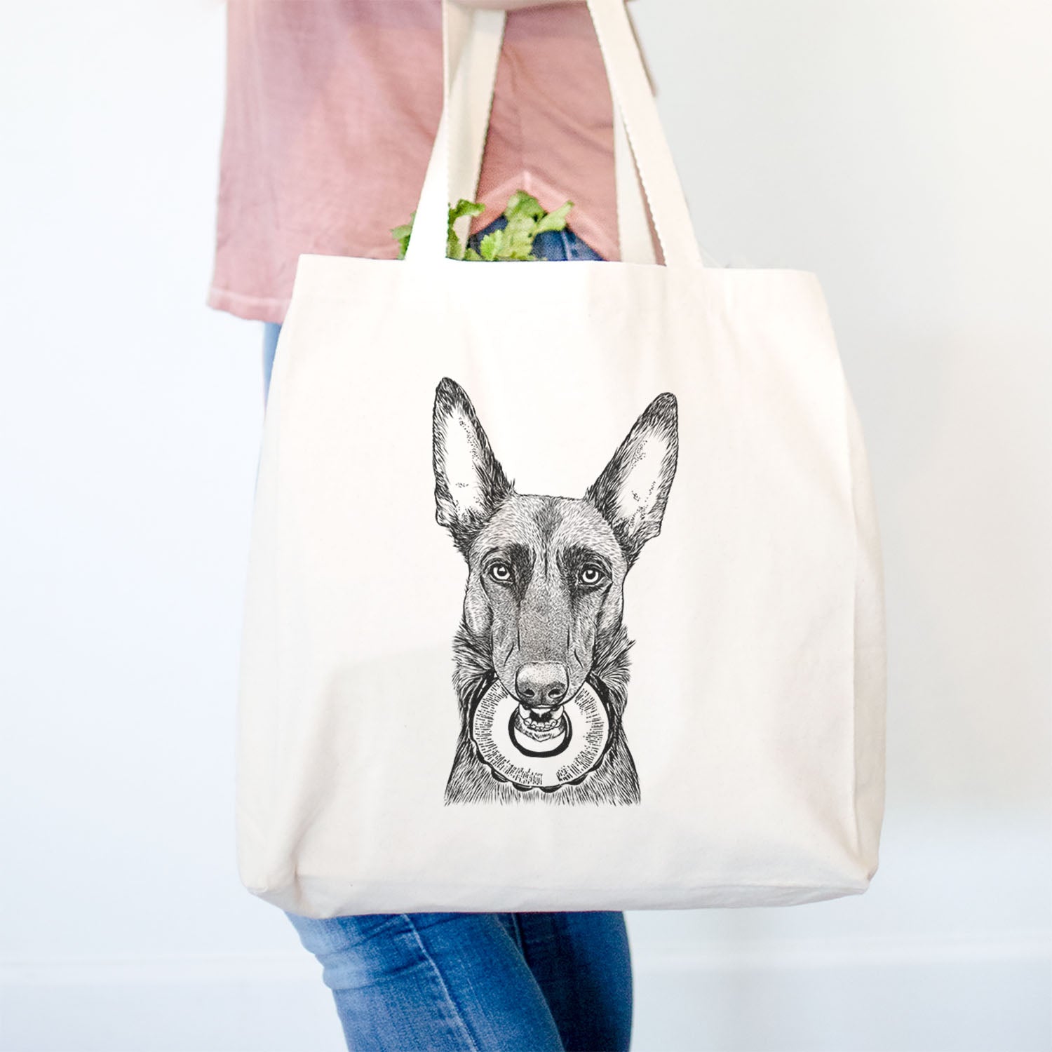 Juno the Belgian Malinois - Tote Bag