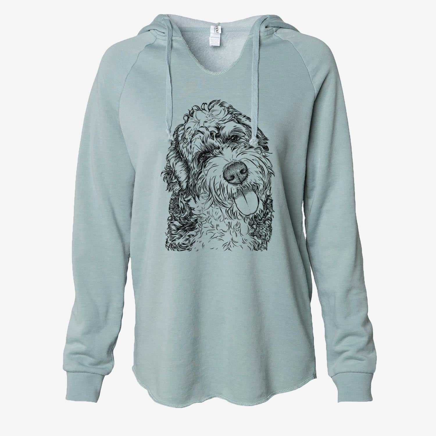 Kaci the Bernedoodle - Cali Wave Hooded Sweatshirt