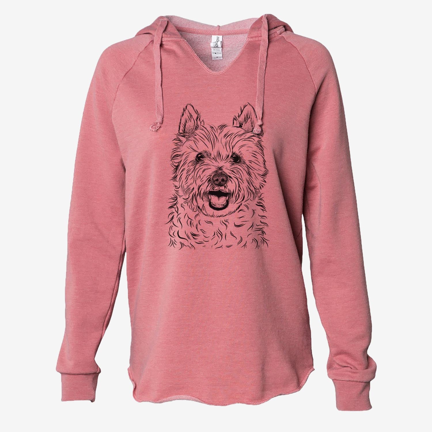 Kami the West Highland Terrier - Cali Wave Hooded Sweatshirt