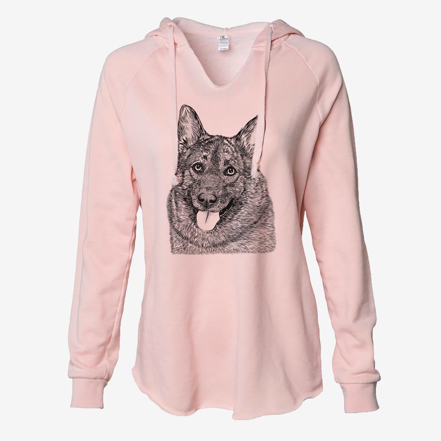 Kasia the Norwegian Elkhound - Cali Wave Hooded Sweatshirt