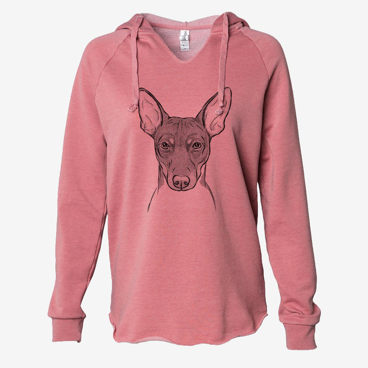 Knox the Rat Terrier - Cali Wave Hooded Sweatshirt