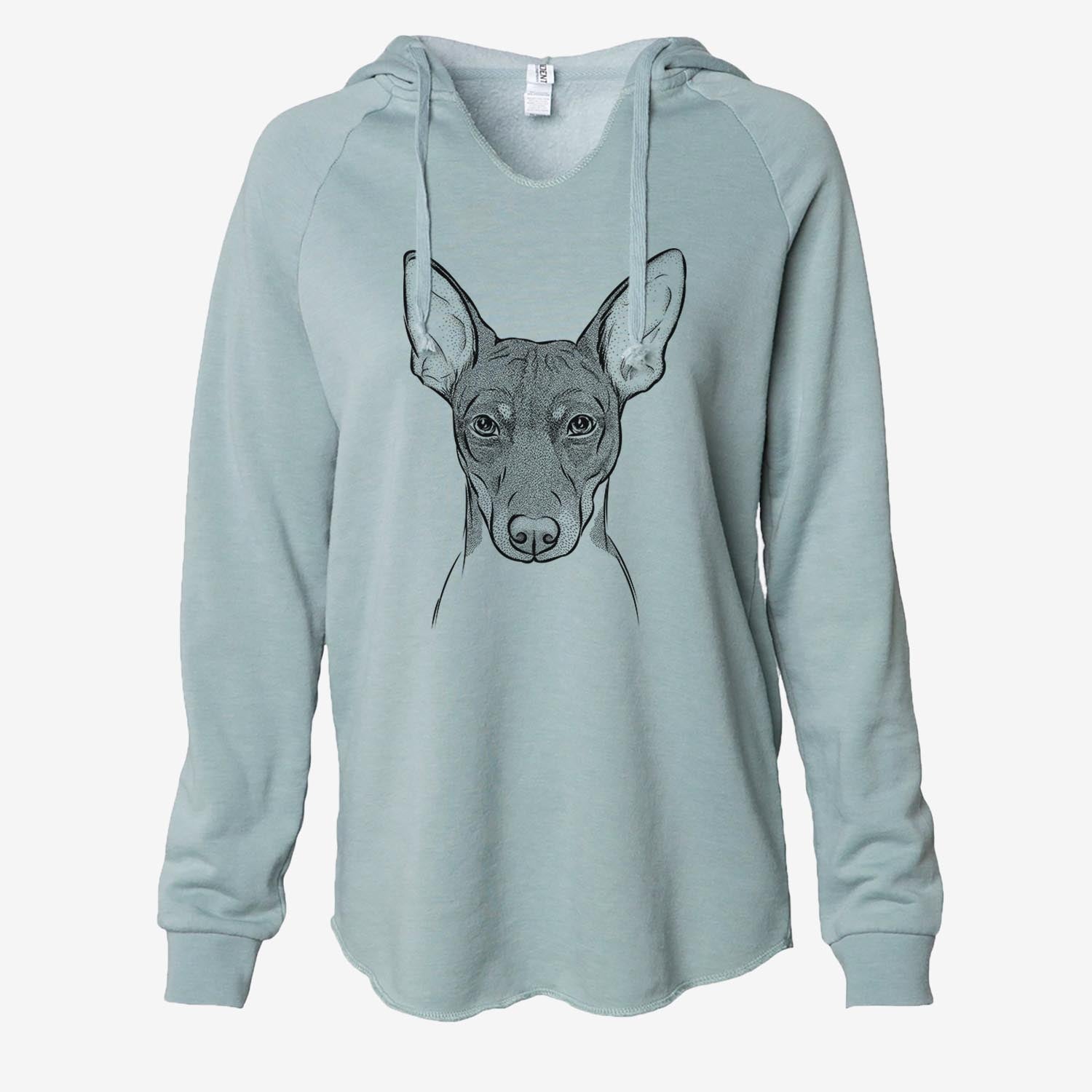 Knox the Rat Terrier - Cali Wave Hooded Sweatshirt