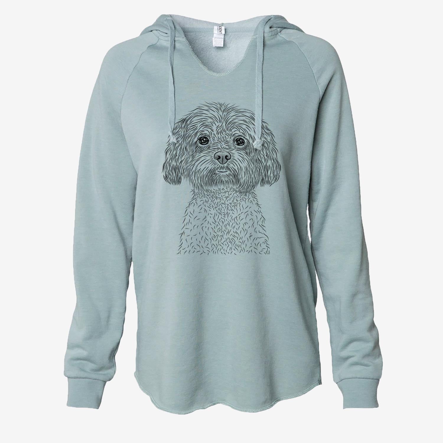 Lane the Lhasa Apso - Cali Wave Hooded Sweatshirt