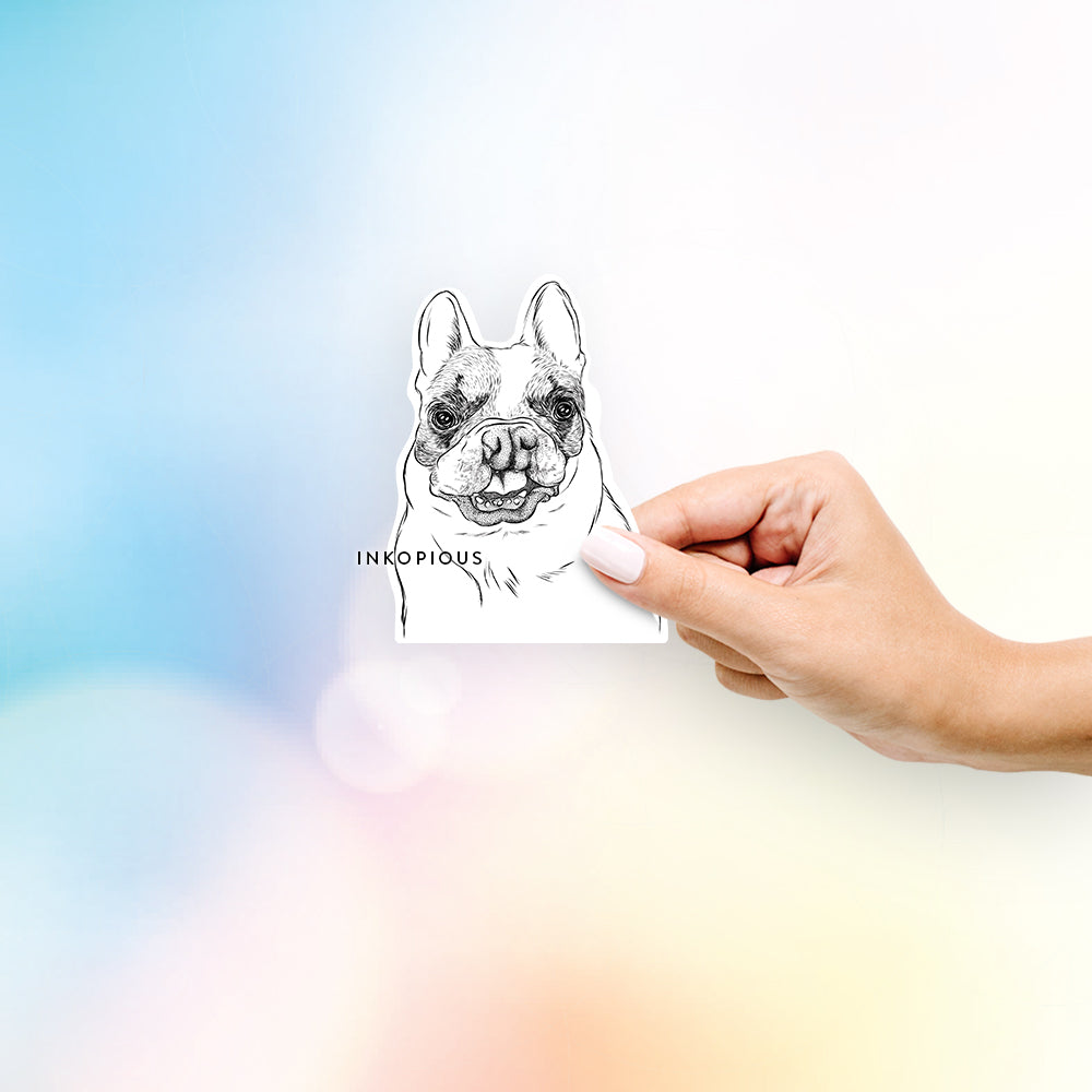 Lentil the French Bulldog - Decal Sticker