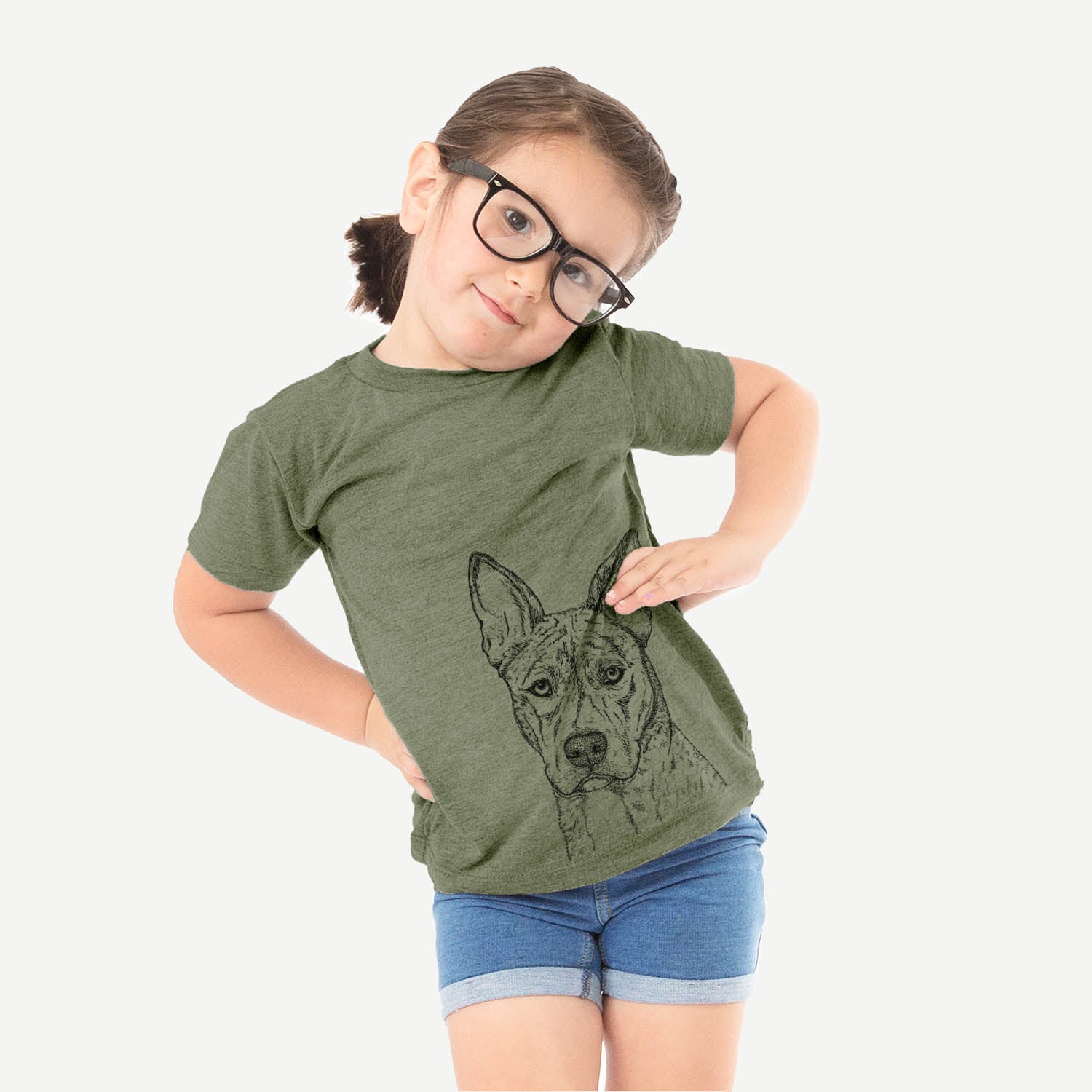 Leo the Ibizan Hound/Bull Mastiff Mix - Kids/Youth/Toddler Shirt