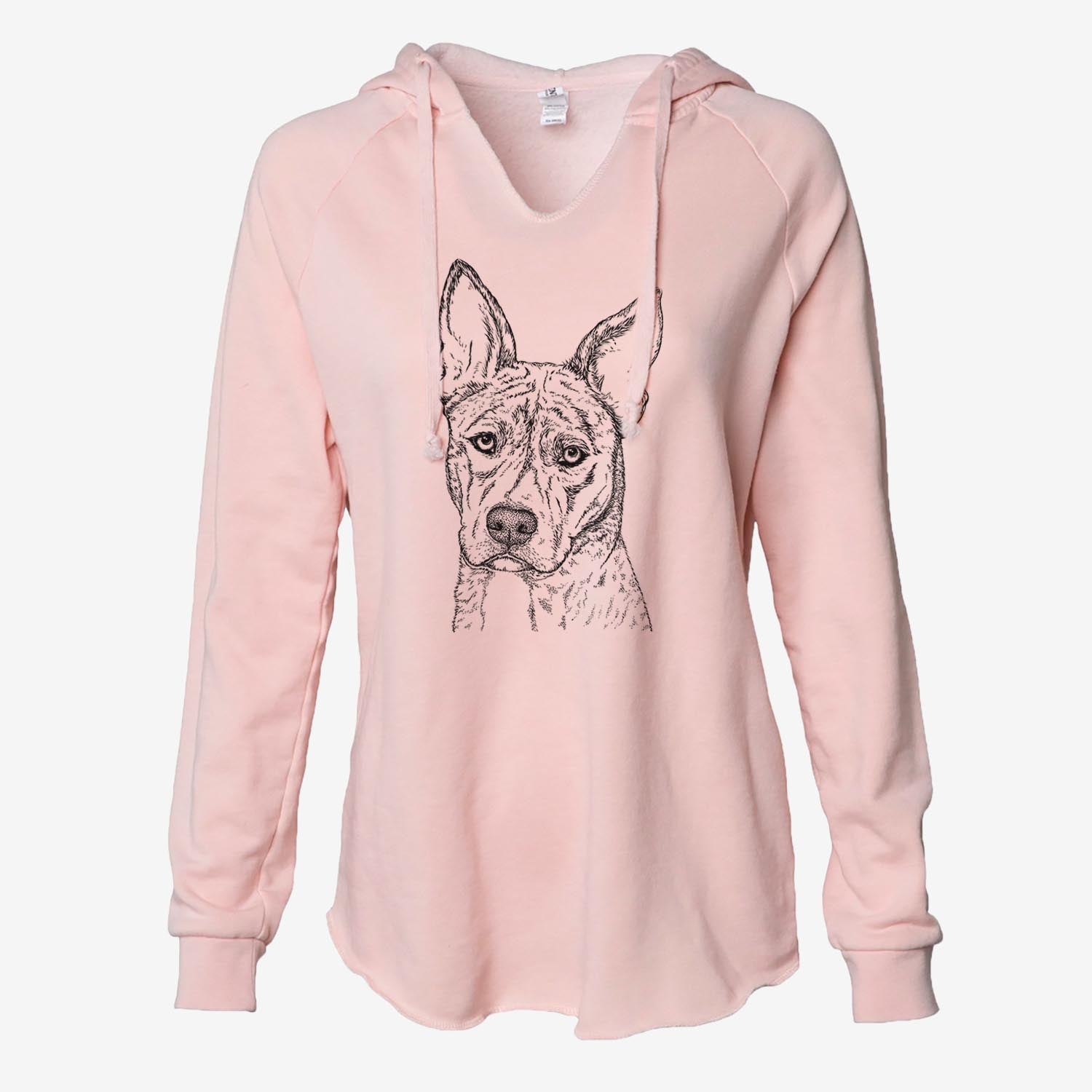 Leo the Ibizan Hound Bull Mastiff Mix - Cali Wave Hooded Sweatshirt