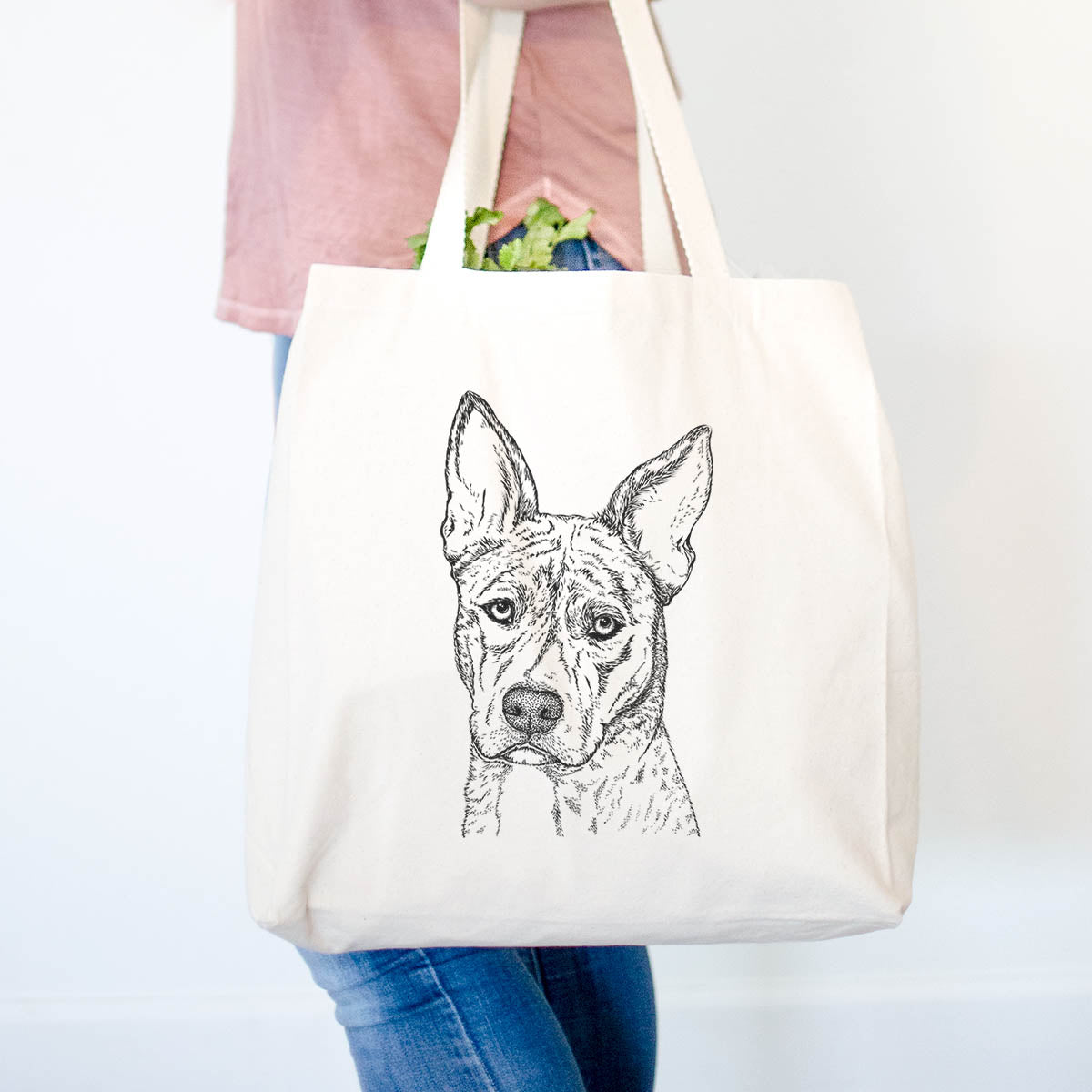 Leo the Ibizan Hound Bull Mastiff Mix - Tote Bag