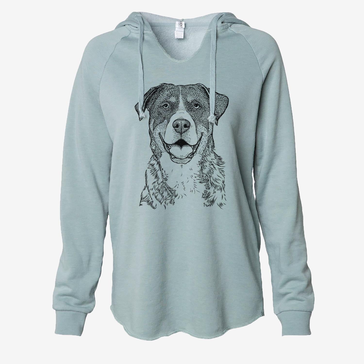 Leon the Greater Swiss Mountain Dog - Cali Wave Hooded Sweatshirt