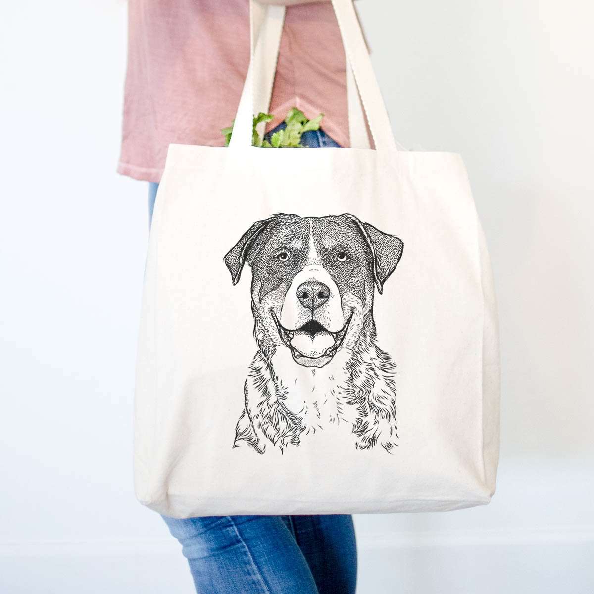 Leon the Greater Swiss Mountain Dog - Tote Bag