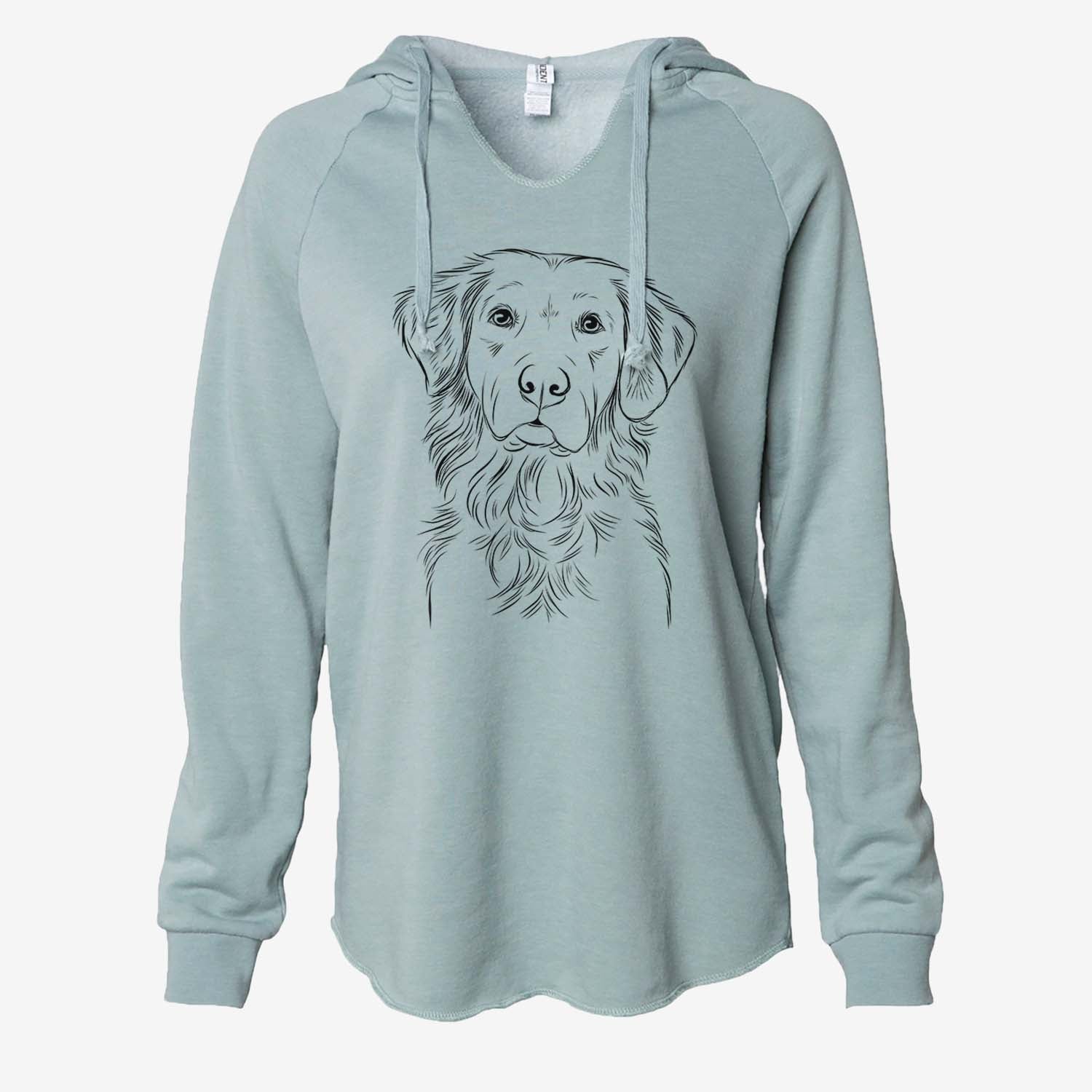 Linden the Golden Retriever - Cali Wave Hooded Sweatshirt