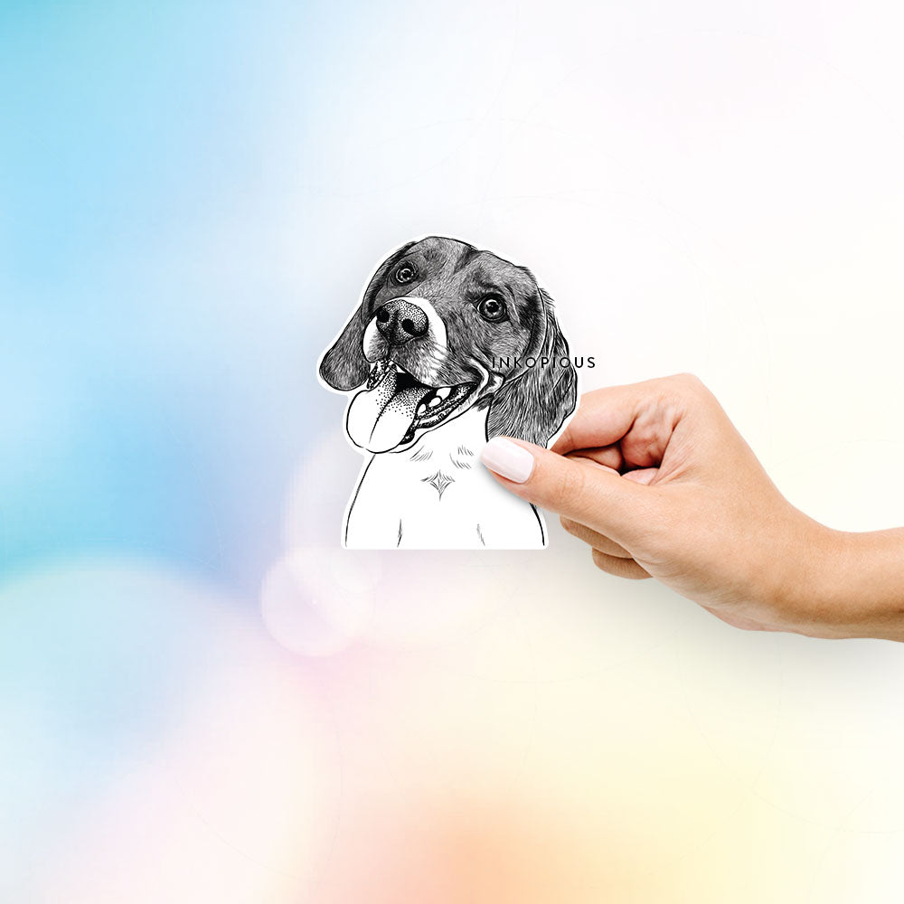 Little Bandit the Beagle - Decal Sticker