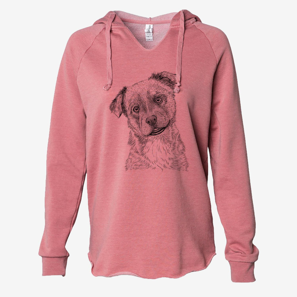 Loki Bear the Australian Cattle Dog Mix - Cali Wave Hooded Sweatshirt