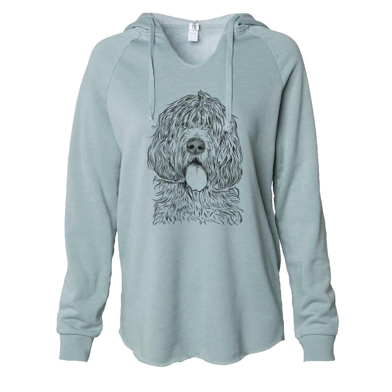 Lou the Otterhound - Cali Wave Hooded Sweatshirt