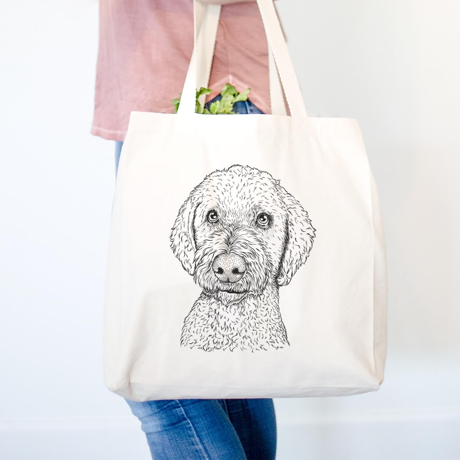 Lucy Boo the Goldendoodle - Tote Bag