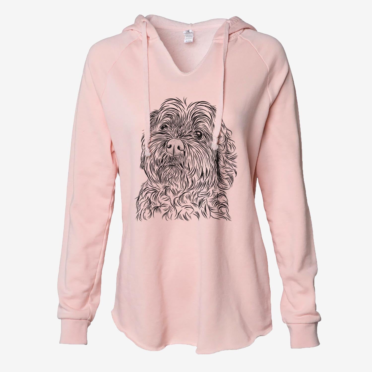 Maggie Girl the Cockapoo - Cali Wave Hooded Sweatshirt