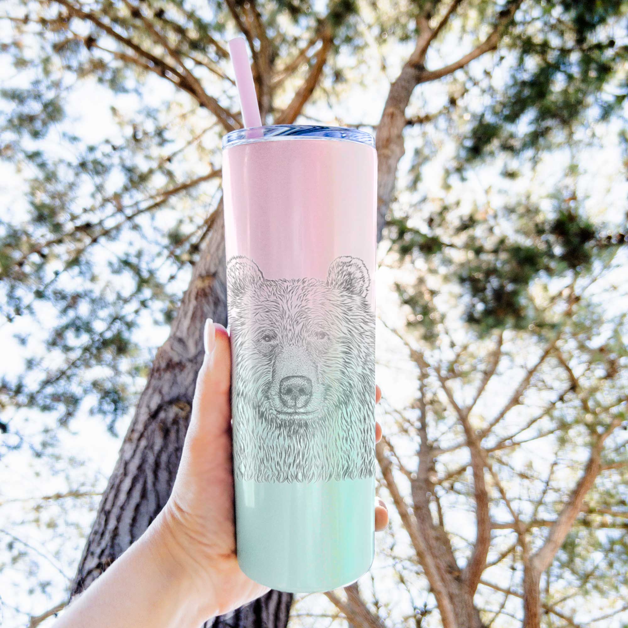 Mama Bear the Grizzly Bear - 20oz Skinny Tumbler