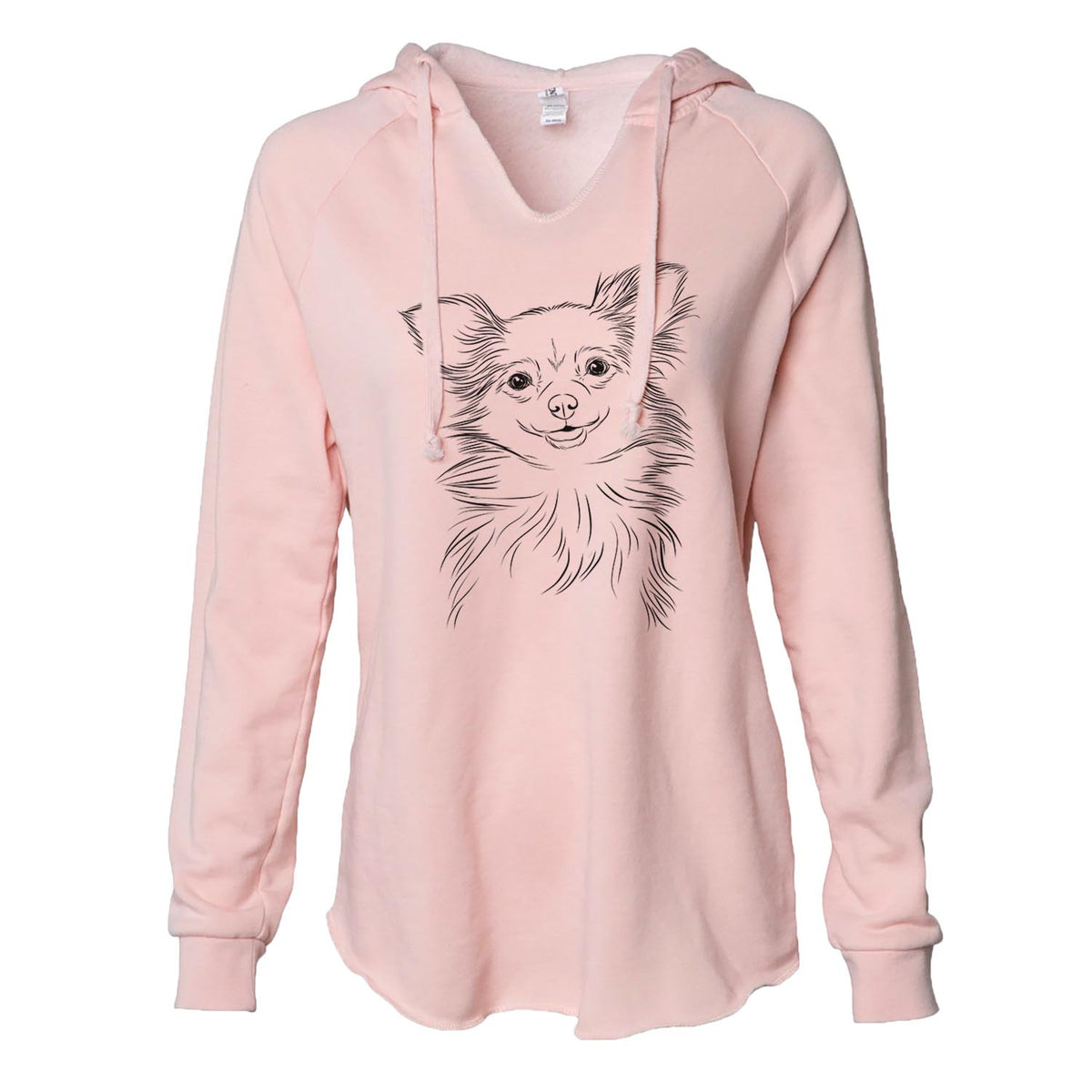 Marzi the Long Haired Chihuahua - Cali Wave Hooded Sweatshirt